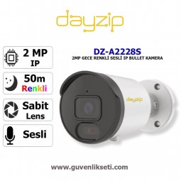 Dayzip DZ-A2228S 2mp Gece Renkli ve Sesli Ip Bullet Kamera